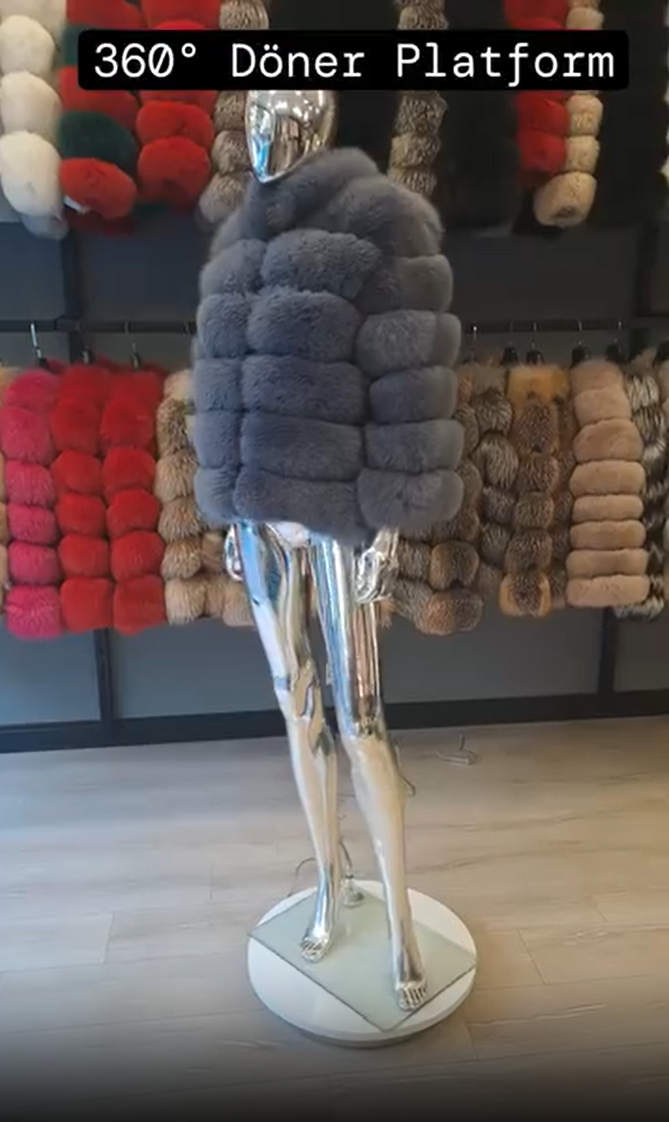 Cansız manken döner vitrin görseli 2