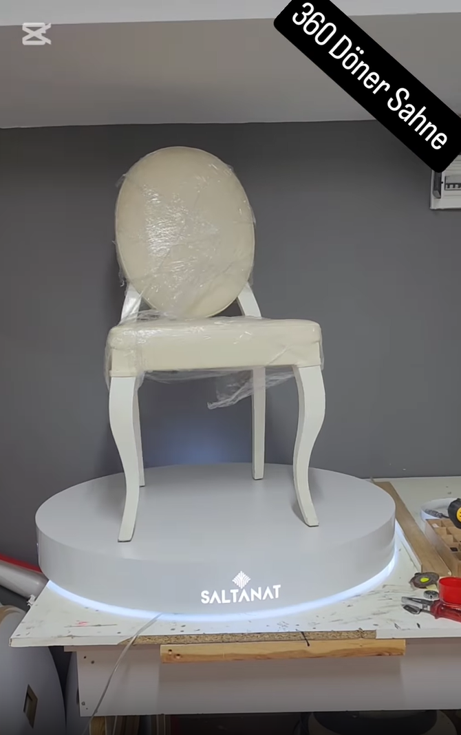 Sandalye döner platformu 12